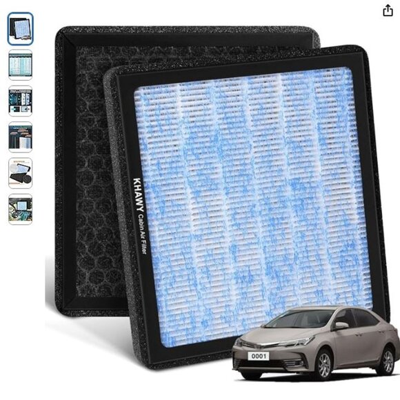 Cabin Air Filter for CF10285, HEPA Replacement Filter with Activated Carbon Comp - Picture 1 of 1